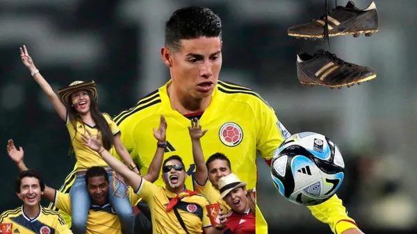 James Rodríguez con la camiseta de la Selección Colombia. FOTO: Andina