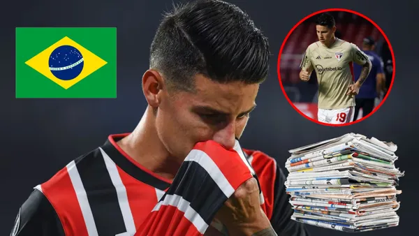 James Rodríguez con la camiseta de Sao Paulo- Fotos: Semana, Noticias Caracol