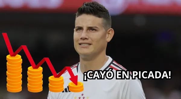 James Rodríguez con la camiseta del Sao Paulo. FOTO: Caracol