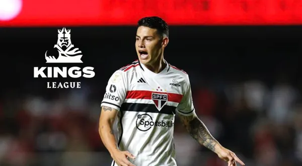 James Rodríguez con la camiseta del Sao Paulo. FOTO: El Heraldo