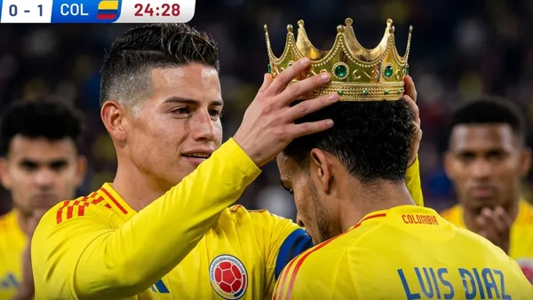 James Rodríguez con la misión de hacer brillar a Luis Díaz