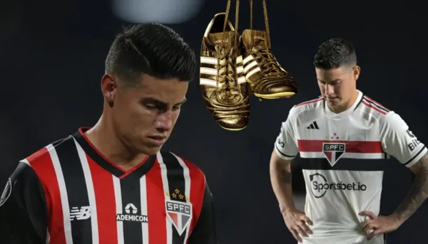 James Rodríguez con Sao Paulo- Fotos: RCN, Antena 2, ASA