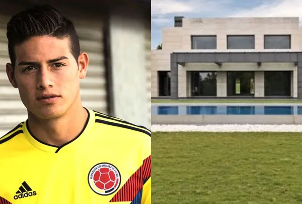 James Rodríguez aún conserva su lujosa mansión en España.