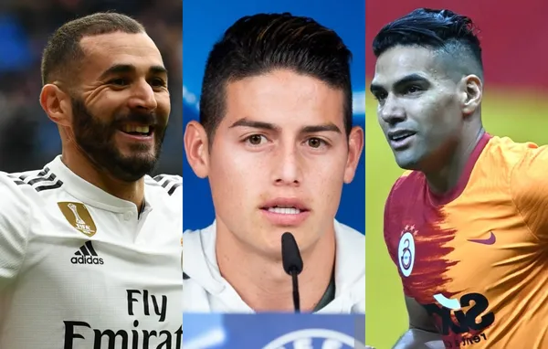 James Rodríguez contó acerca de un detalle que tiene en su juego el francés Benzema y que no ha visto en ningún delantero, ni en Radamel Falcao; a quien respeta y alaba también.