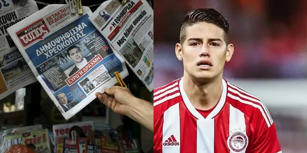 James Rodríguez no da buenas noticias desde Grecia y la prensa le lanza duros dardos en ese país tras el último partido que tuvo.