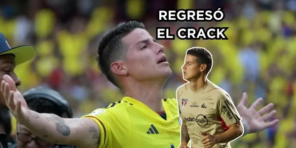 James Rodríguez da las mejores noticias desde Brasil.