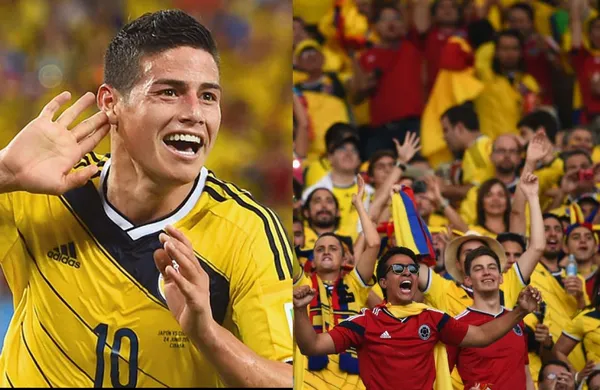 James Rodríguez declaró que considera que él es el mejor jugador en la historia de Colombia, pero la hinchada colombiana se hizo sentir y decidió esto.