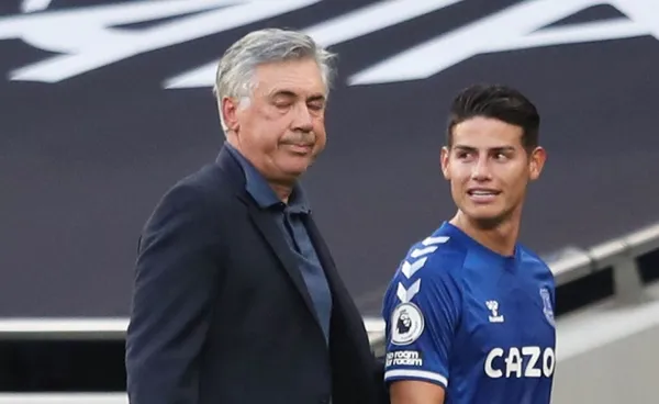 James Rodríguez demostró que realmente no estaba al 100 por ciento para enfrentar al Manchester United.