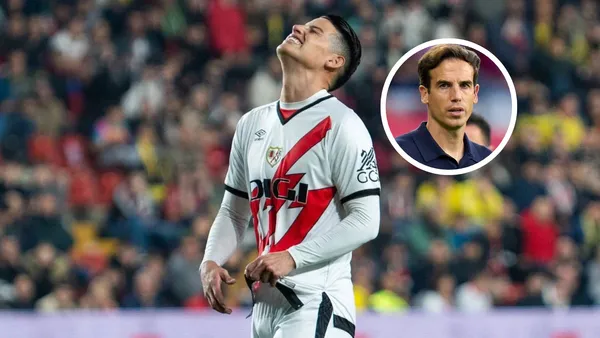 James Rodríguez e Iñigo Pérez Foto: Estadio Deportivo