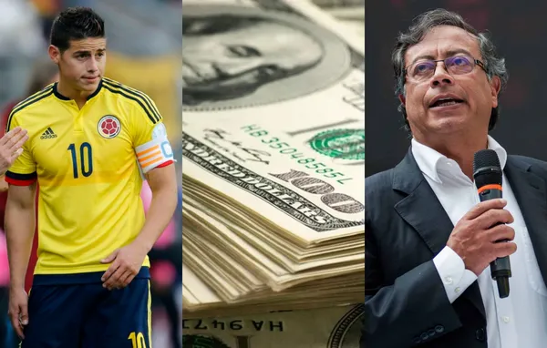 James Rodríguez en el deporte es una referencia y Gustavo Petro en la política hace lo propio, llama la atención sus ingresos mensuales desde sus áreas.