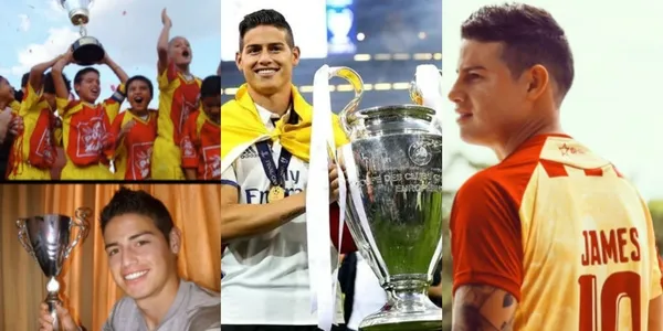 James Rodríguez con emotivo gesto hacia el Tolima.