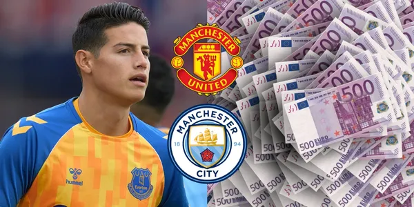 James Rodríguez empieza a tener relevancia incluso entre los grandes cracks que tiene la Premier League y mete miedo en uno de los jugadores de Manchester