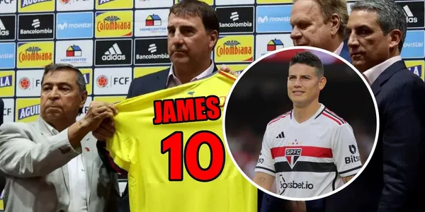 James Rodríguez en el São Paulo recibió noticias oficiales de la Selección Colombia.