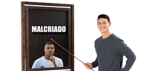 James Rodríguez en ocasiones ha sido tildado de malcriado y ahora Kylian Mbappé se pone en esa onda en el PSG de Francia.