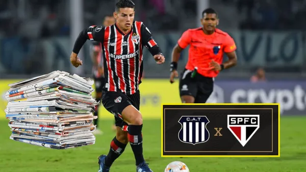 James Rodríguez en Sao Paulo vs Talleres