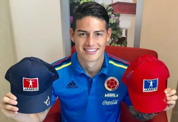 James Rodríguez es el futbolista colombiano más exitoso en temas de negocios y contratos publicitarios.