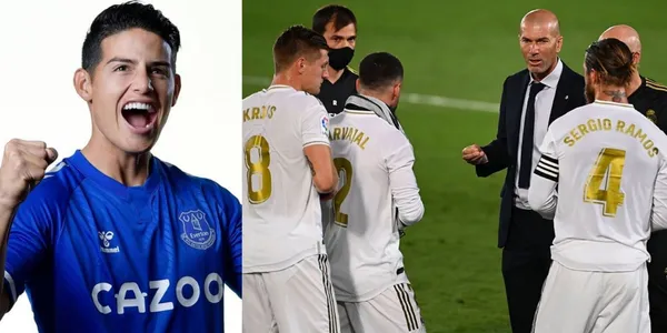 James Rodríguez es la sensación en la Premier League y sus destacadas actuaciones llegan a ojos de Zinedine Zidane