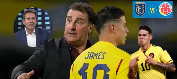 James Rodríguez es titular en el partido de Colombia vs Ecuador en eliminatoria sudamericana
