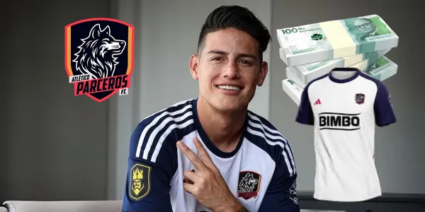 James Rodríguez es uno de los Presidentes de Atlético Parceros