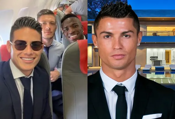 James Rodríguez es uno de los amigos de Cristiano Ronaldo, pero visitar la mansión del portugués no sería muy divertido que se diga.
