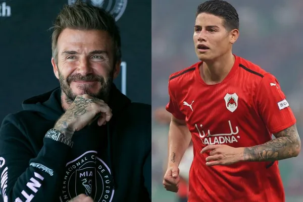 James Rodríguez está analizando retomar la oferta que le hizo David Beckham hace dos meses para irse a Miami.