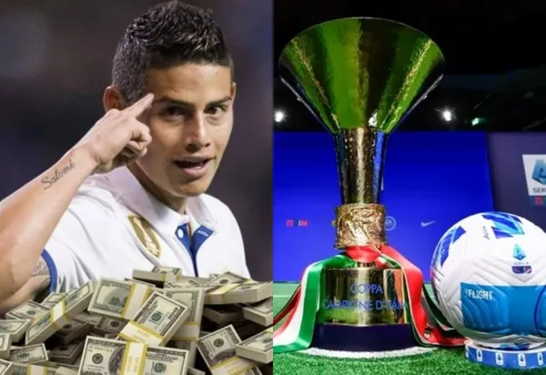 James Rodríguez está en Colombia y pudo haber estado en Italia levantando un importante título.