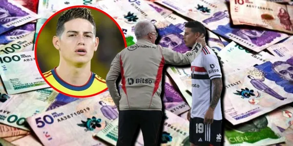 James Rodríguez está cotizado en su precio más bajo en los últimos años.