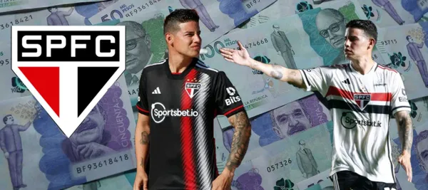 James Rodríguez está cerca de culminar la temporada con Sao Paulo en Brasil