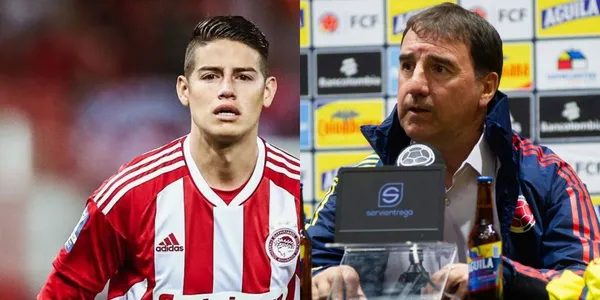 James Rodríguez está lesionado en el Olympiacos y lo que hará el club le da calma a Néstor Lorenzo en la Selección Colombia.