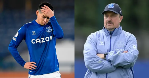 James Rodríguez estaba ilusionado con su posible regreso al banquillo del Everton al enfrentar al Aston Villa, pero el entrenador lo descartó a última hora por una asombrosa excusa.