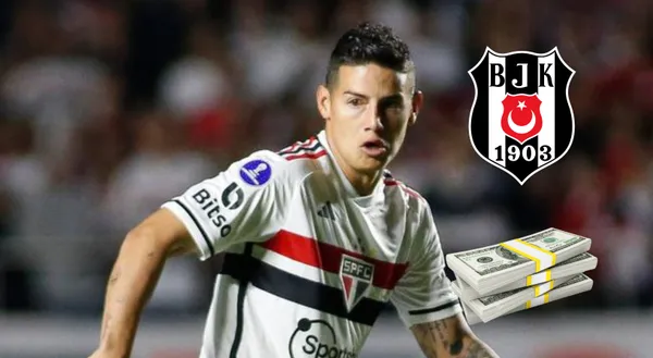 James Rodríguez estaría en la mira del Besiktas.