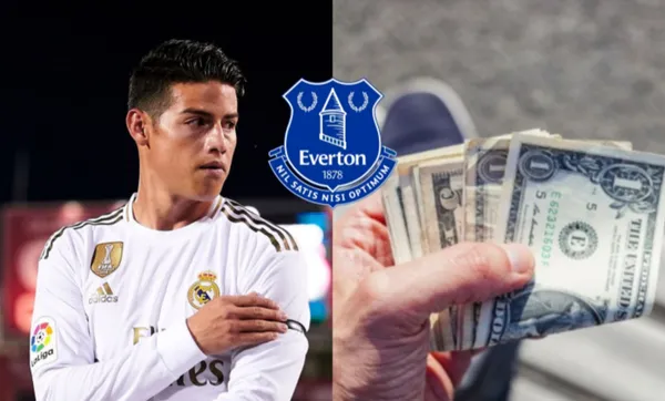 James Rodríguez estaría próximo a llegar a Everton, sin embargo, este sería el sueldo que le ofrecen al colombiano en la Premier League.