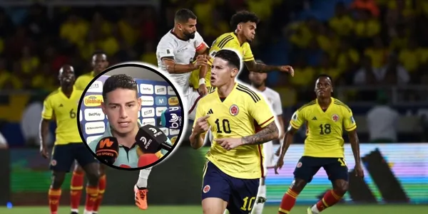 James Rodríguez estuvo presente en la victoria de la Selección Colombia contra Venezuela.