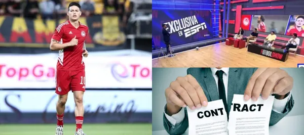 James Rodríguez de forma inesperada confirmó su salida de Olympiacos de Grecia