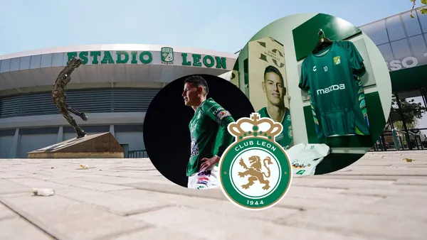 James Rodríguez Foto: Club León, Escudoteca