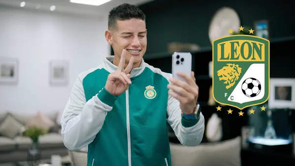 James Rodríguez Foto: Club León y Escudoteca