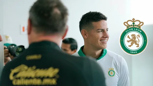 James Rodríguez Foto: Club León y Escudoteca