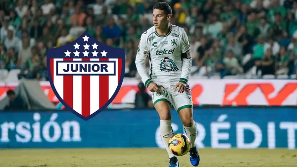 James Rodríguez Foto: Club León y Escudoteca