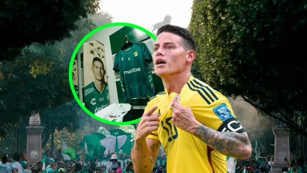 James Rodríguez Foto: Club León y FCF Selección Colombia