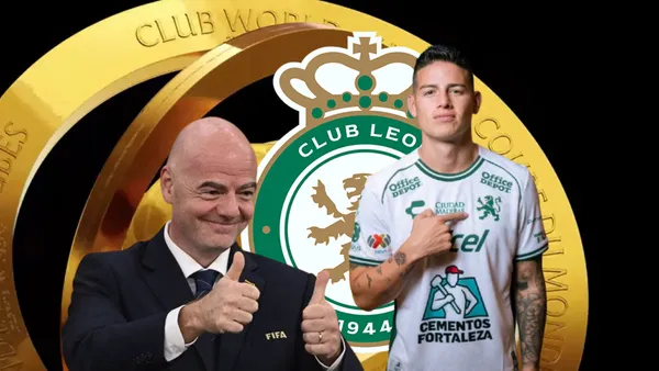 James Rodríguez Foto: FIFA y Club León