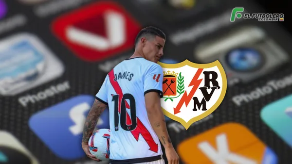 James Rodríguez Foto: Pexels, Escudoteca PN y Rayo Vallecano