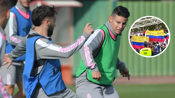 James Rodríguez Foto: Rayo Vallecano e Infobae