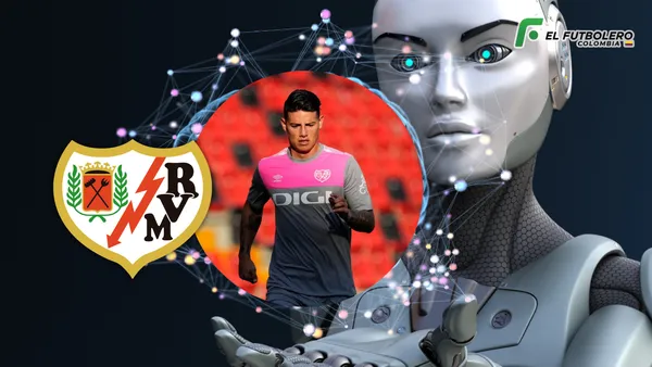 James Rodríguez Foto: Rayo Vallecano, Escudoteca PN y Digixem