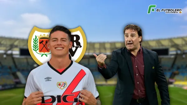 James Rodríguez Foto: Rayo Vallecano, Marca y Escudoteca PN