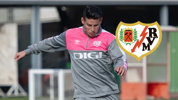 James Rodríguez Foto: Rayo Vallecano y Escudoteca