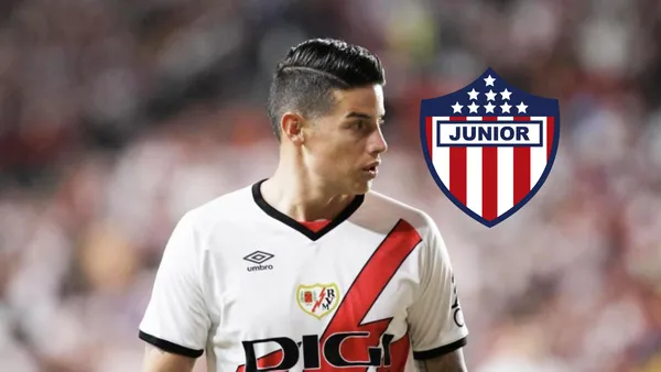 James Rodríguez Foto: Rayo Vallecano y Escudoteca