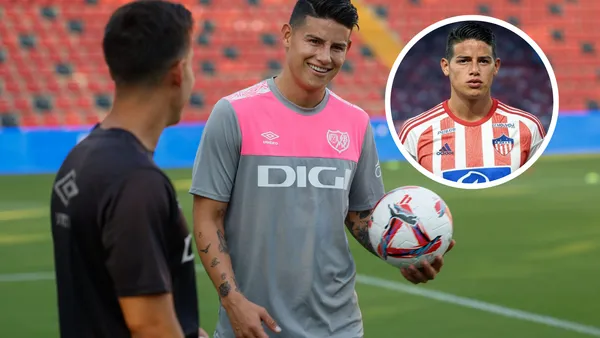 James Rodríguez Foto: Rayo Vallecano y Grok