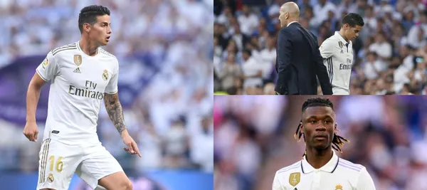 James Rodríguez fue borrado en el club merengue tras el arribo de Zinedine Zidane