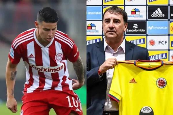 James Rodríguez fue convocado para su primera prueba de fuego en lo deportivo en Grecia.