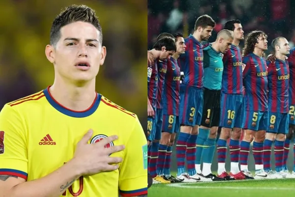 James Rodríguez fue tomado en cuenta en un análisis comparativo que hizo un ex jugador del FC Barcelona.
